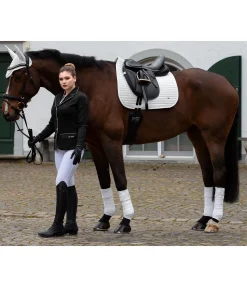 SHOWMASTER Tapis de selle Basic blanc Online