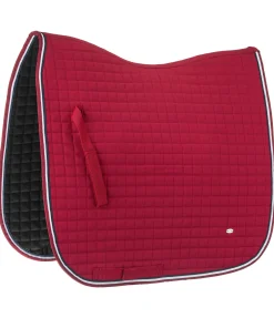 SHOWMASTER Tapis de selle Basic cerise Clearance