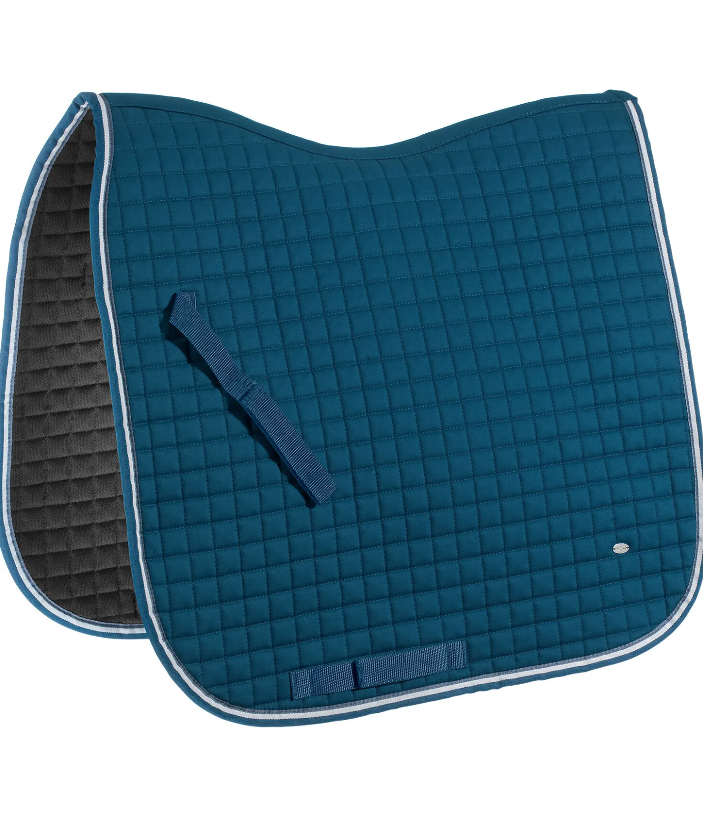 SHOWMASTER Tapis de selle Basic bleu océan Discount
