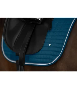 SHOWMASTER Tapis de selle Basic bleu océan Discount