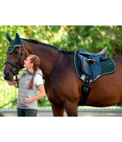SHOWMASTER Tapis de selle Basic Pro vert d´eau Sale