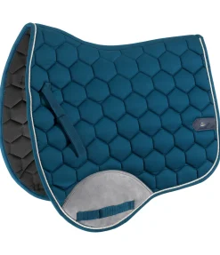 SHOWMASTER Tapis de selle Basic Pro bleu océan New