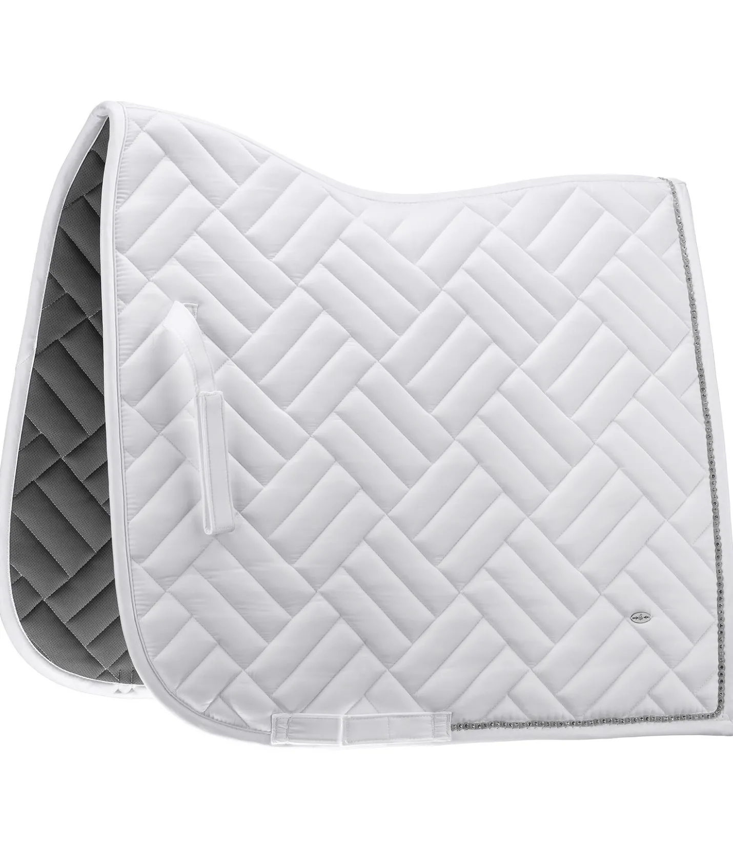 SHOWMASTER Tapis de selle Brillant blanc Hot