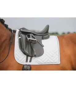 SHOWMASTER Tapis de selle Brillant blanc Hot