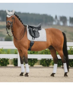 SHOWMASTER Tapis de selle Brillant blanc Hot
