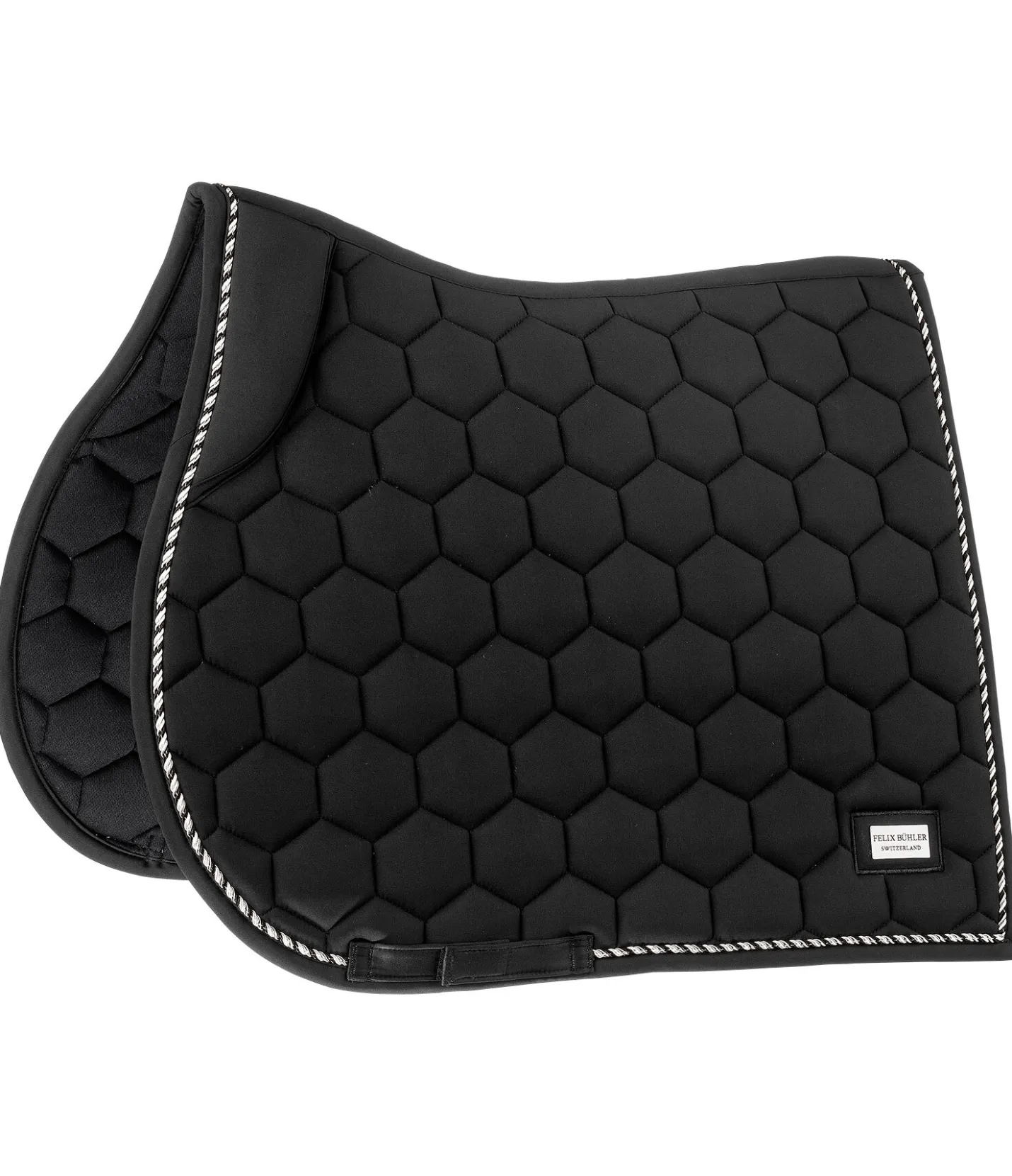 Felix Bühler Tapis de selle Sophistication sans passants de contre-sanglons noir Online
