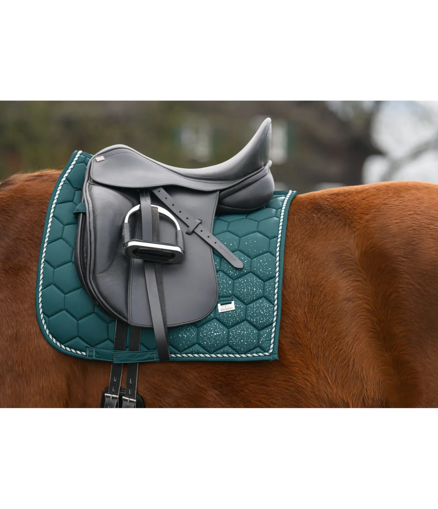 Felix Bühler Tapis de selle Sparkling II vert tropical New