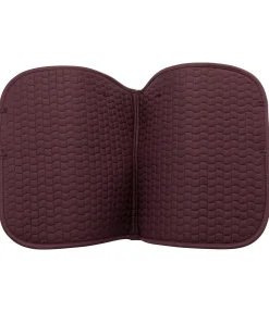 SHOWMASTER Tapis de selle en coton Basic Deluxe acajou Outlet