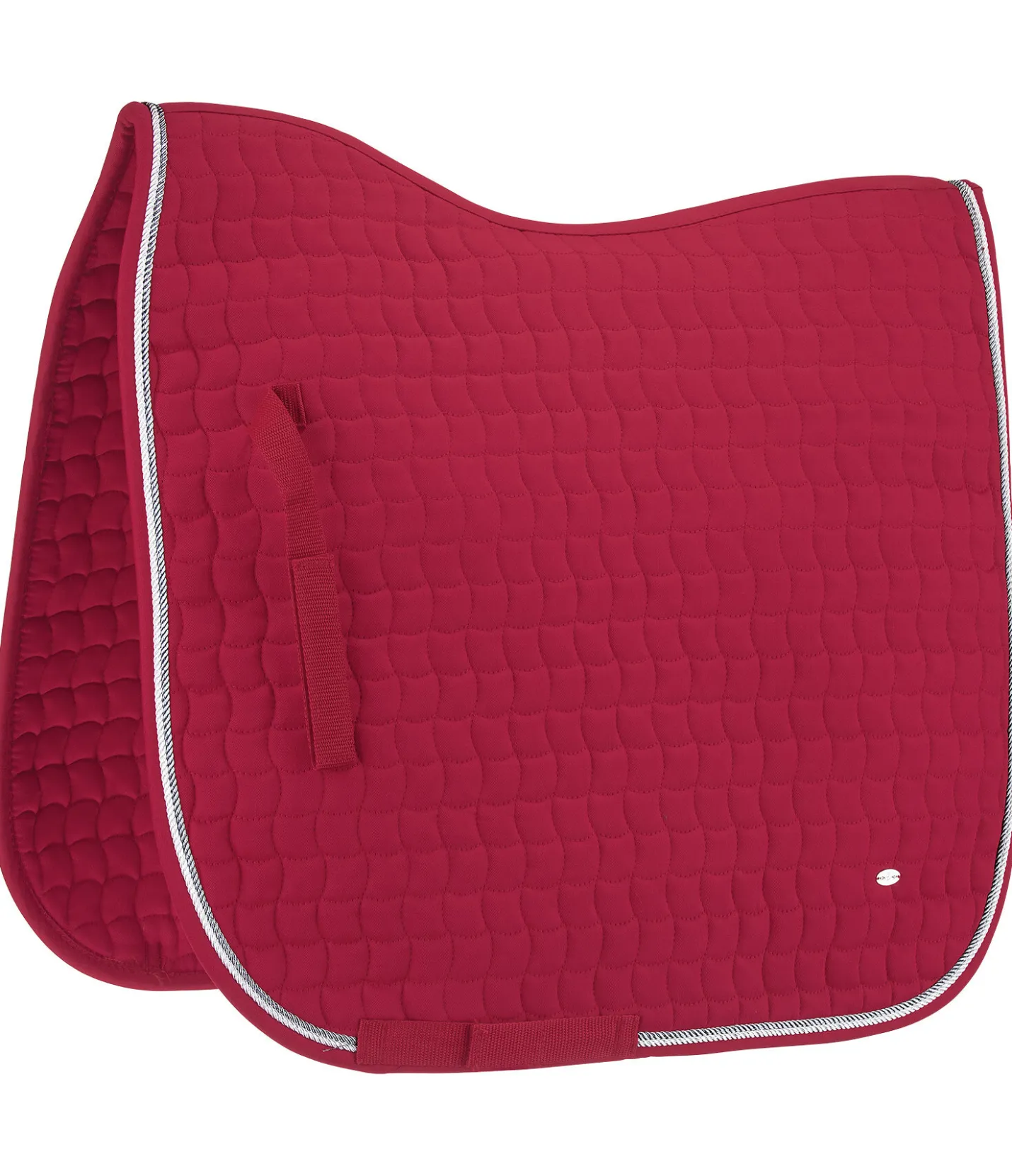 SHOWMASTER Tapis de selle en coton Basic Deluxe cerise Sale