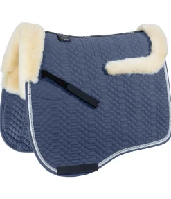 Felix Bühler Tapis de selle en véritable fourrure d'agneau Queensland denim clair Hot