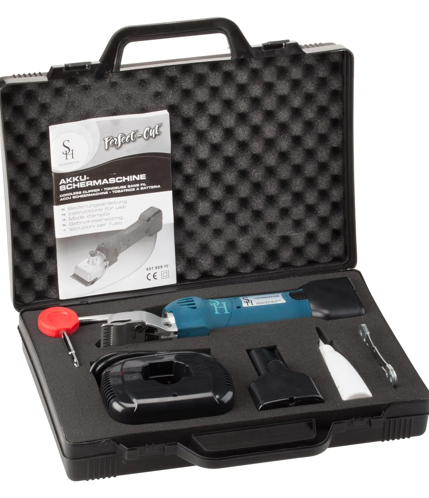 SHOWMASTER Tondeuse sans fil Perfect-Cut pétrole Discount