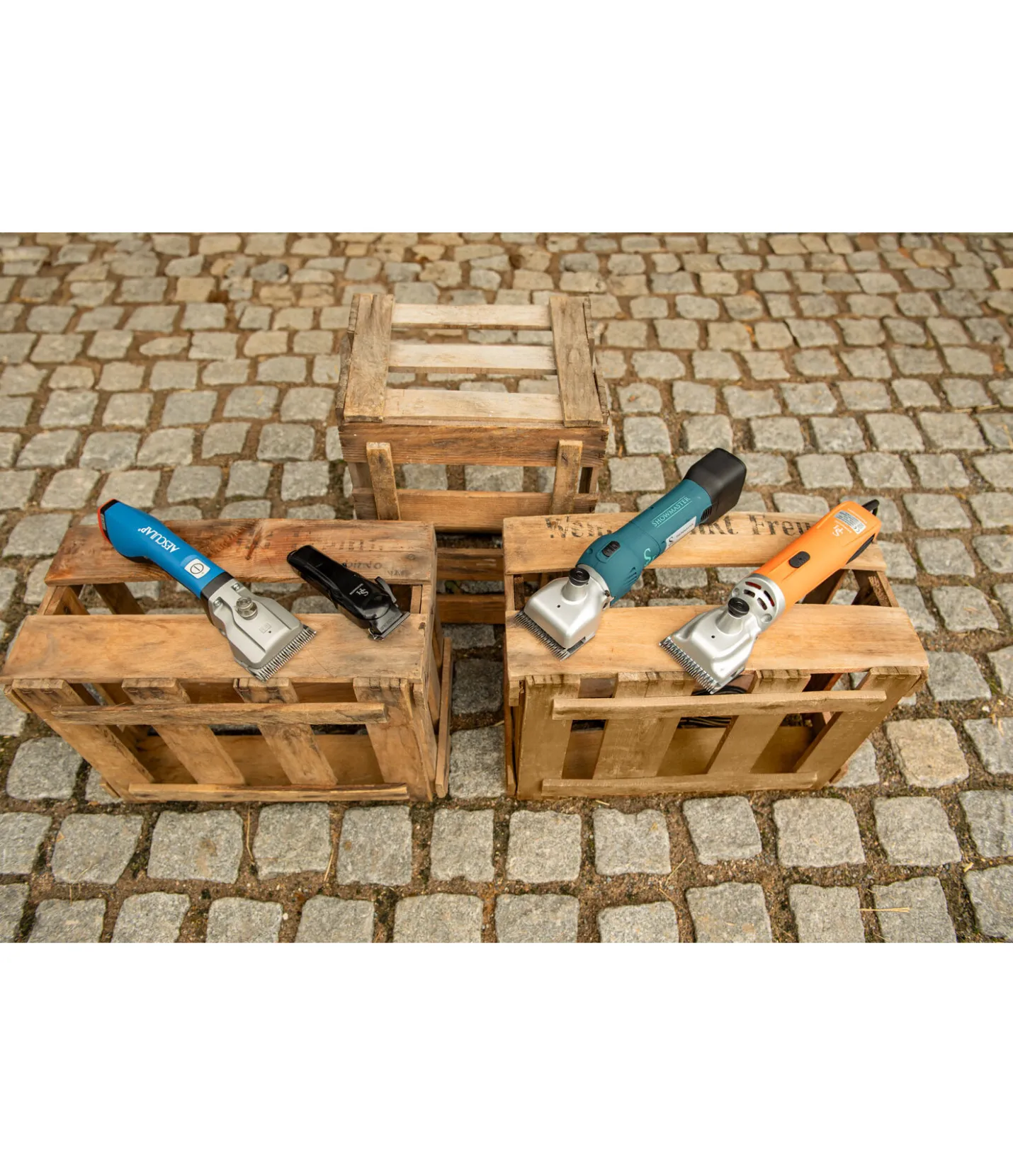 SHOWMASTER Tondeuse sans fil Perfect-Cut pétrole Discount