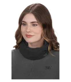 EQUESTRIAN WORK WEAR Tour de cou technique côtelé Cosy noir Hot