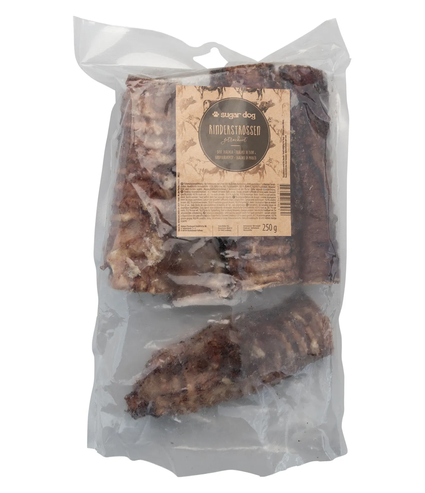 sugar dog Trachée de boeuf pour chien . Produit en Autriche. Best
