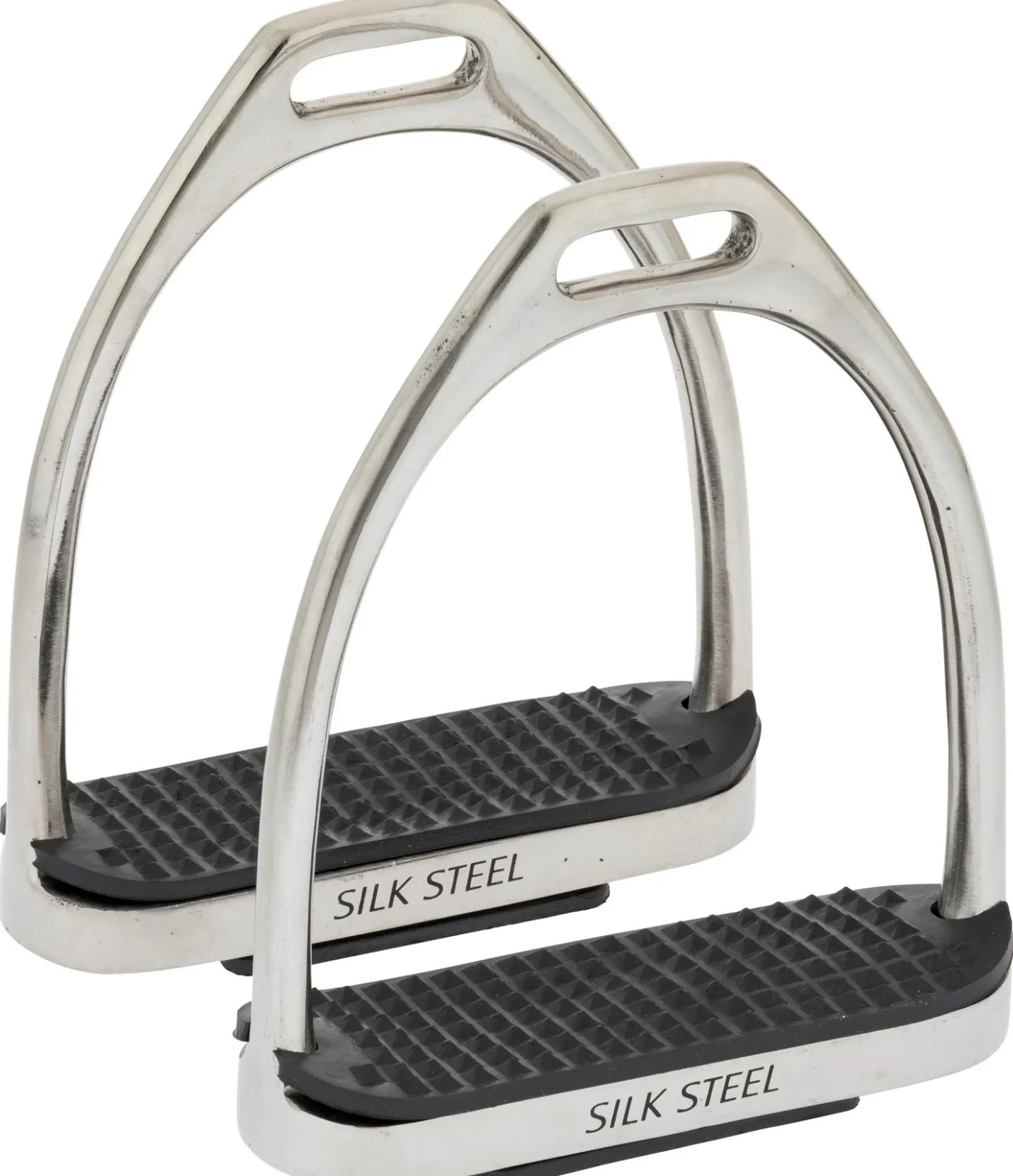 SILK STEEL Étriers en acier affiné argenté Clearance