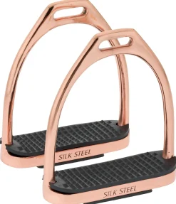 SILK STEEL Étriers en acier affiné rose-doré Discount