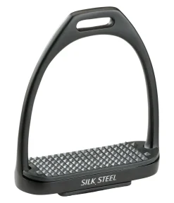 SILK STEEL Étriers en acier affiné noir/noir Sale
