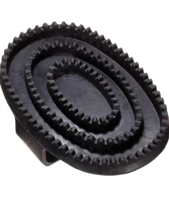 SHOWMASTER Étrille en caoutchouc noir New