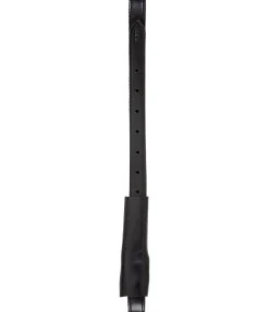 SHOWMASTER Étrivières pour selles en fourrure d'agneau noir New