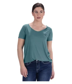 RANCH-X T-shirt Chloe vert amazonie Sale