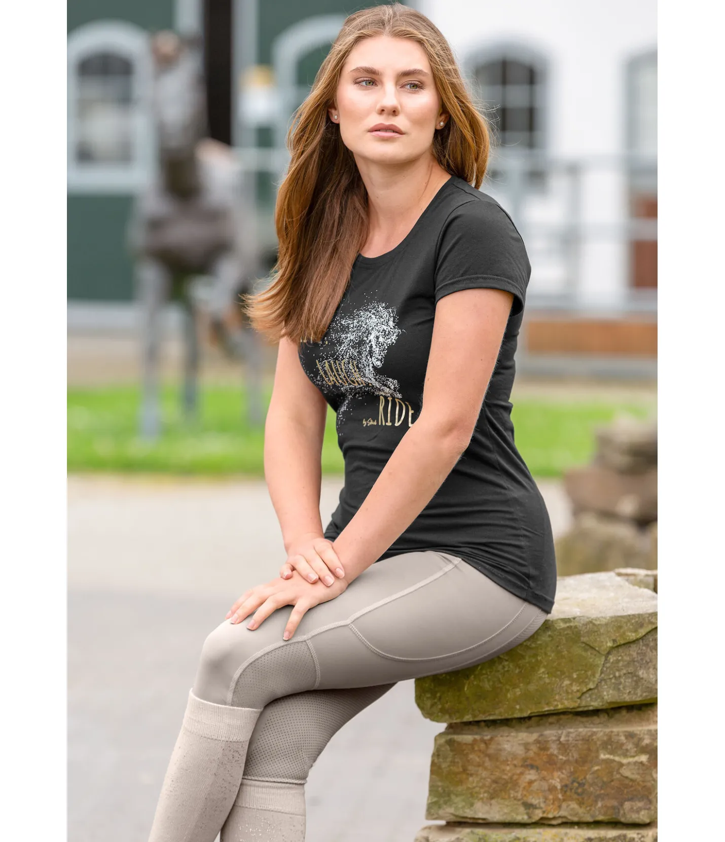 STEEDS T-shirt Livie noir Discount