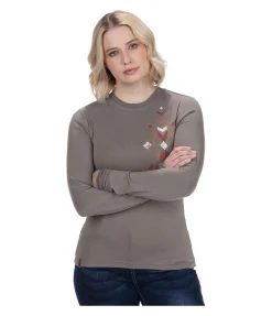STONEDEEK T-shirt à manches longues Cassidy macadamia Hot