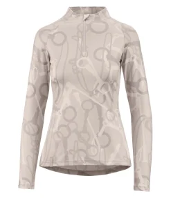 Felix Bühler T-shirt à manches longues en stretch Performance Neyla champagne Online