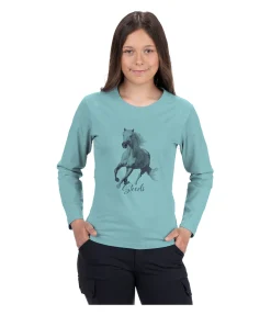 STEEDS T-shirt à manches longues enfant Chris bleu atlantique Discount