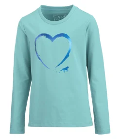 STEEDS T-shirt à manches longues enfant Hearty bleu lagune Online