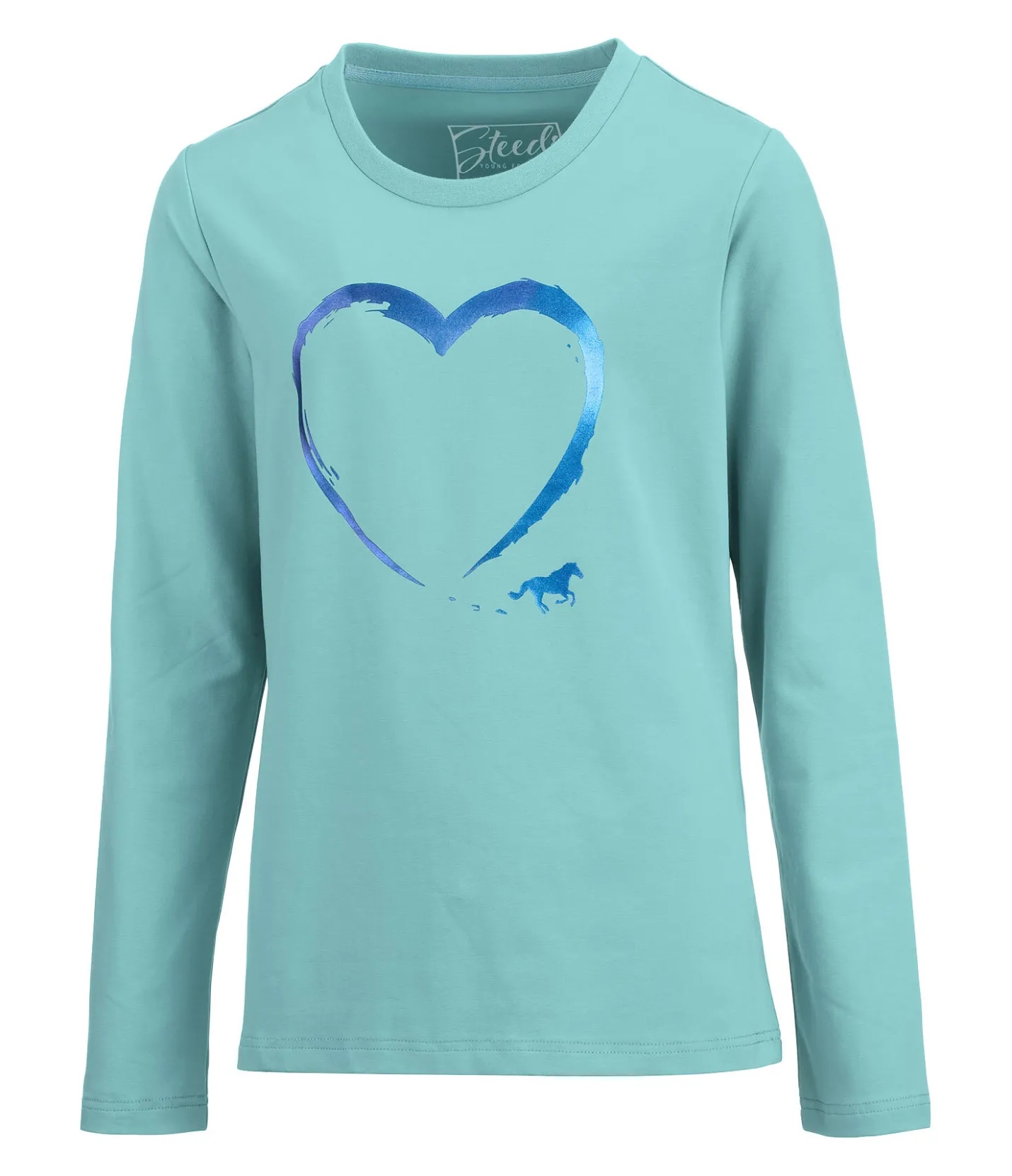 STEEDS T-shirt à manches longues enfant Hearty bleu lagune Online