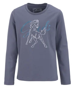 STEEDS T-shirt à manches longues enfant Sissi bleu arctique New