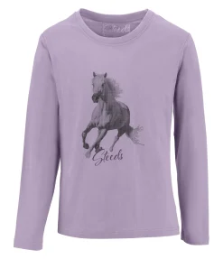 STEEDS T-shirt à manches longues enfant Chris violet Discount