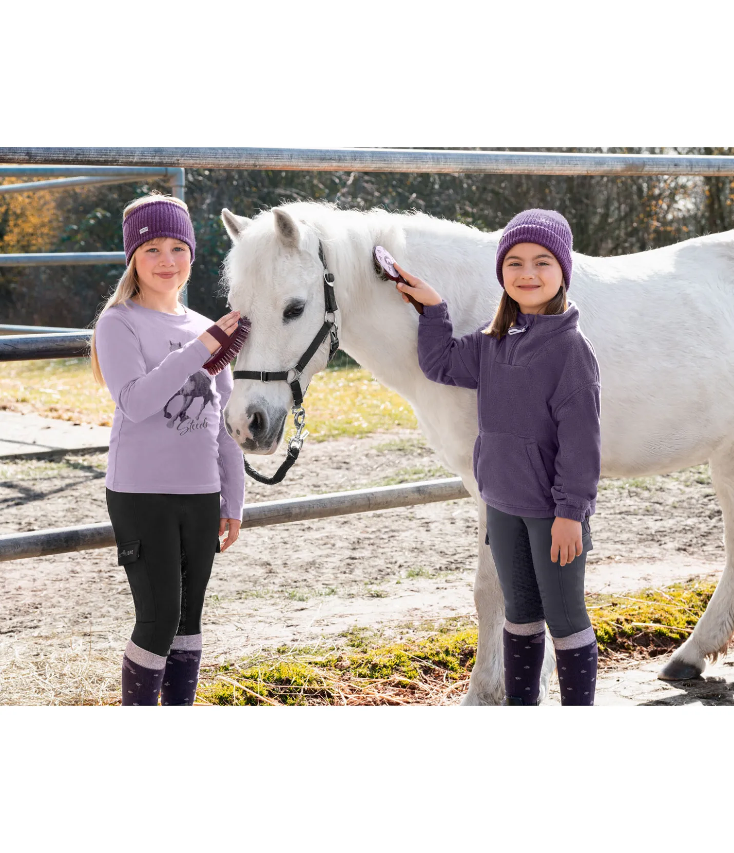 STEEDS T-shirt à manches longues enfant Chris violet Discount