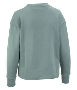 TWIN OAKS T-shirt à manches longues en coton Sooke matcha foncé Clearance