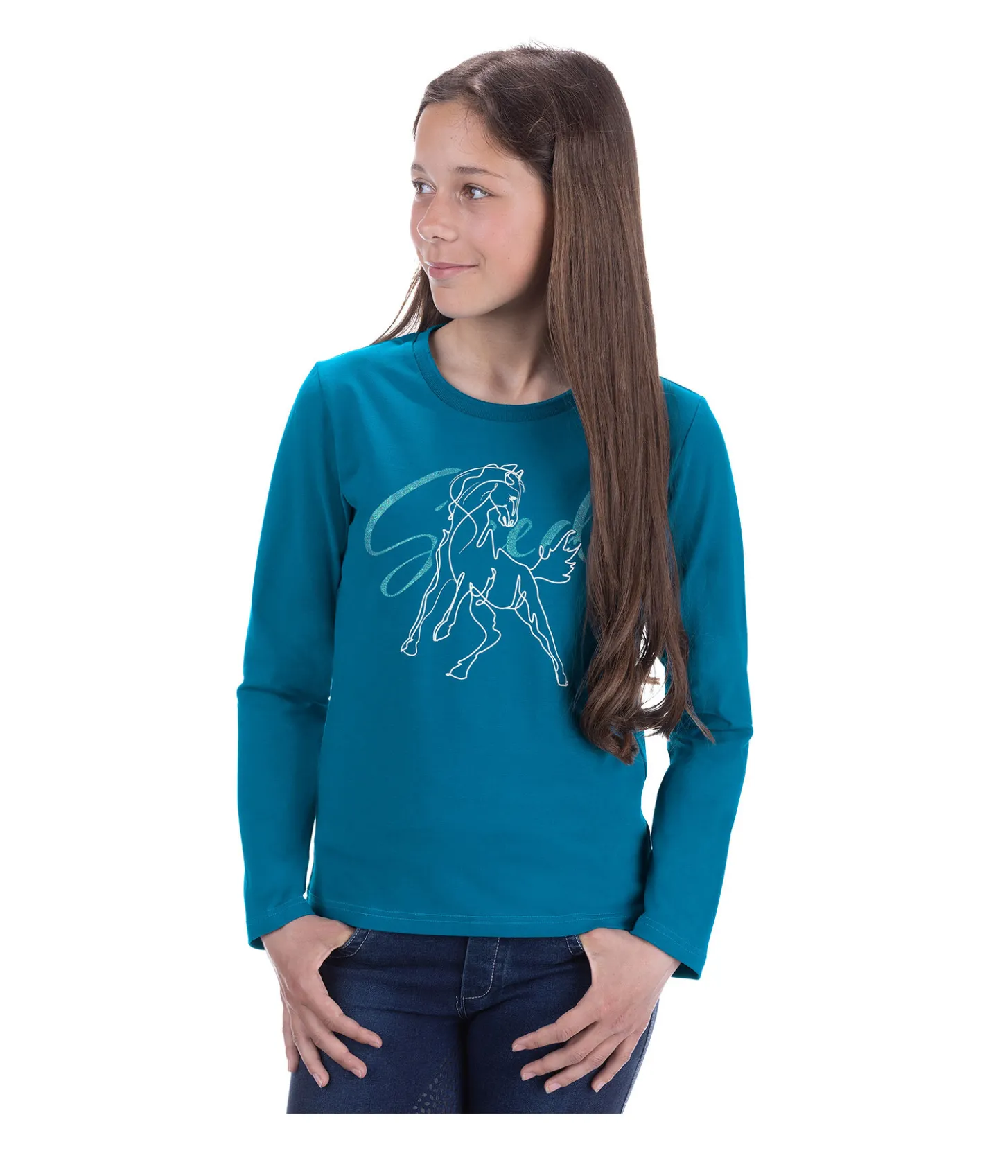STEEDS T-shirt à manches longues enfant Sissi cobalt New