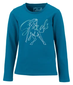 STEEDS T-shirt à manches longues enfant Sissi cobalt New