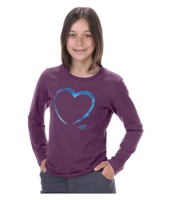 STEEDS T-shirt à manches longues enfant Hearty violet guimauve Sale