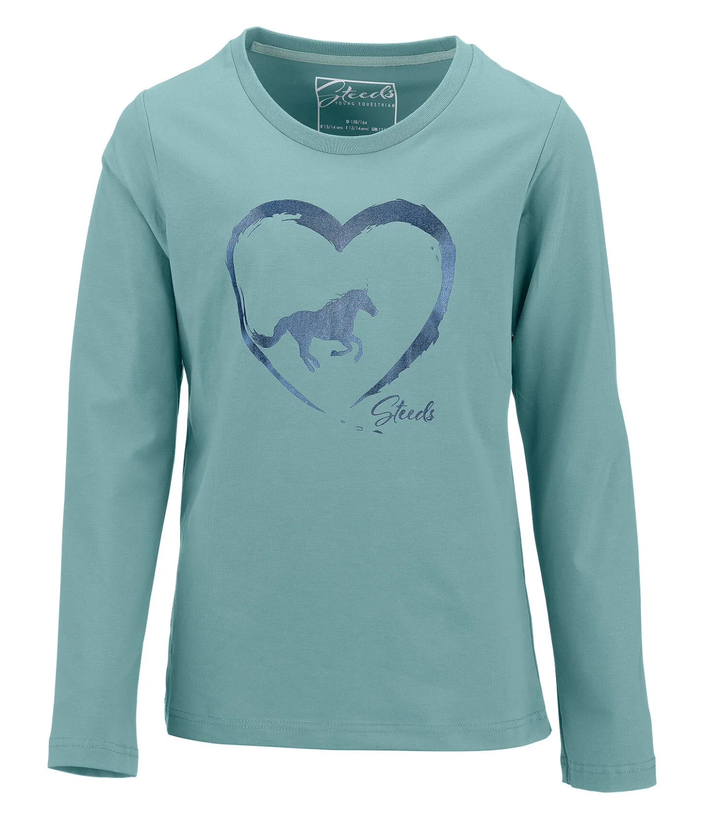 STEEDS T-shirt à manches longues enfant Hearty bleu atlantique