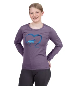 STEEDS T-shirt à manches longues enfant Hearty lila givré Sale