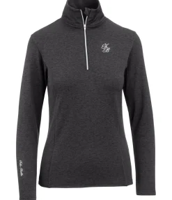 Felix Bühler T-shirt à manches longues stretch Performance Nina noir Clearance