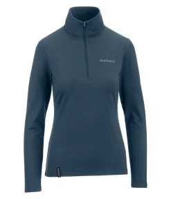 Felix Bühler T-shirt à manches longues stretch Performance Frieda pétrole Discount