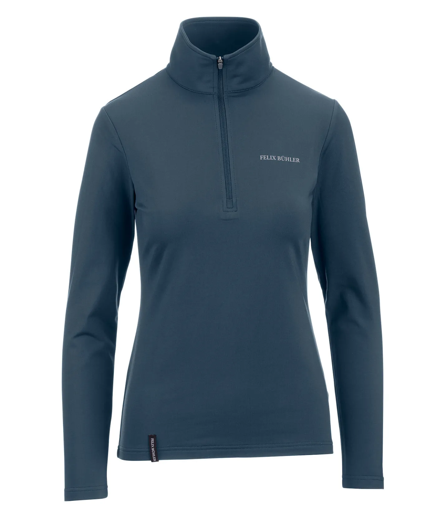 Felix Bühler T-shirt à manches longues stretch Performance Frieda pétrole Discount