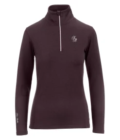Felix Bühler T-shirt à manches longues stretch Performance Nina prune Clearance