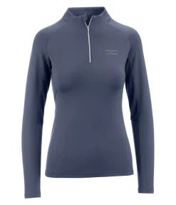 Felix Bühler T-shirt à manches longues stretch Performance Zoe ciel nuageux Sale