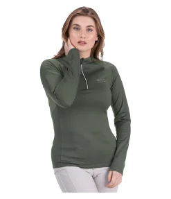 Felix Bühler T-shirt à manches longues stretch Performance Zoe forêt Best