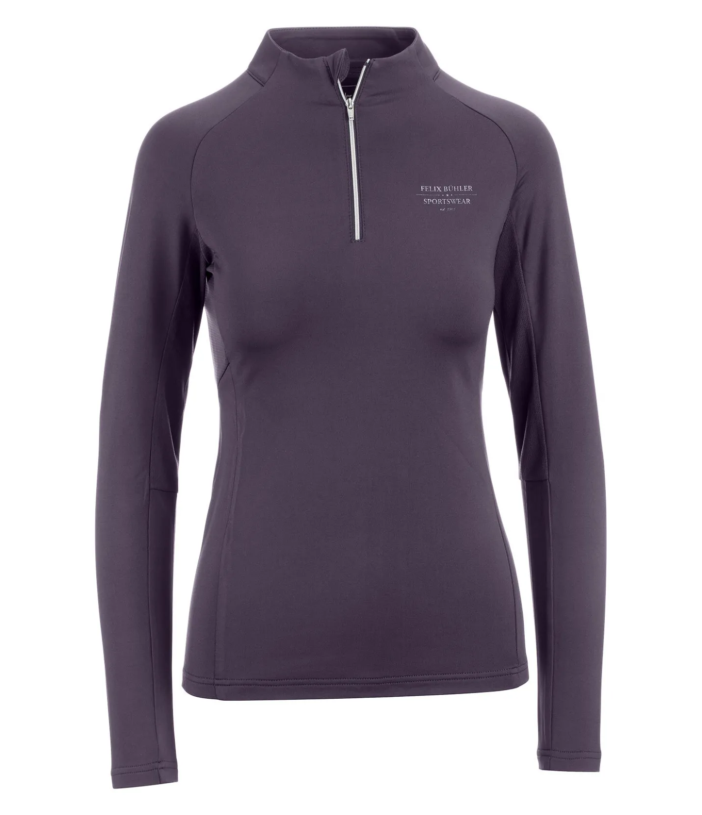 Felix Bühler T-shirt à manches longues stretch Performance Zoe violet foncé Best