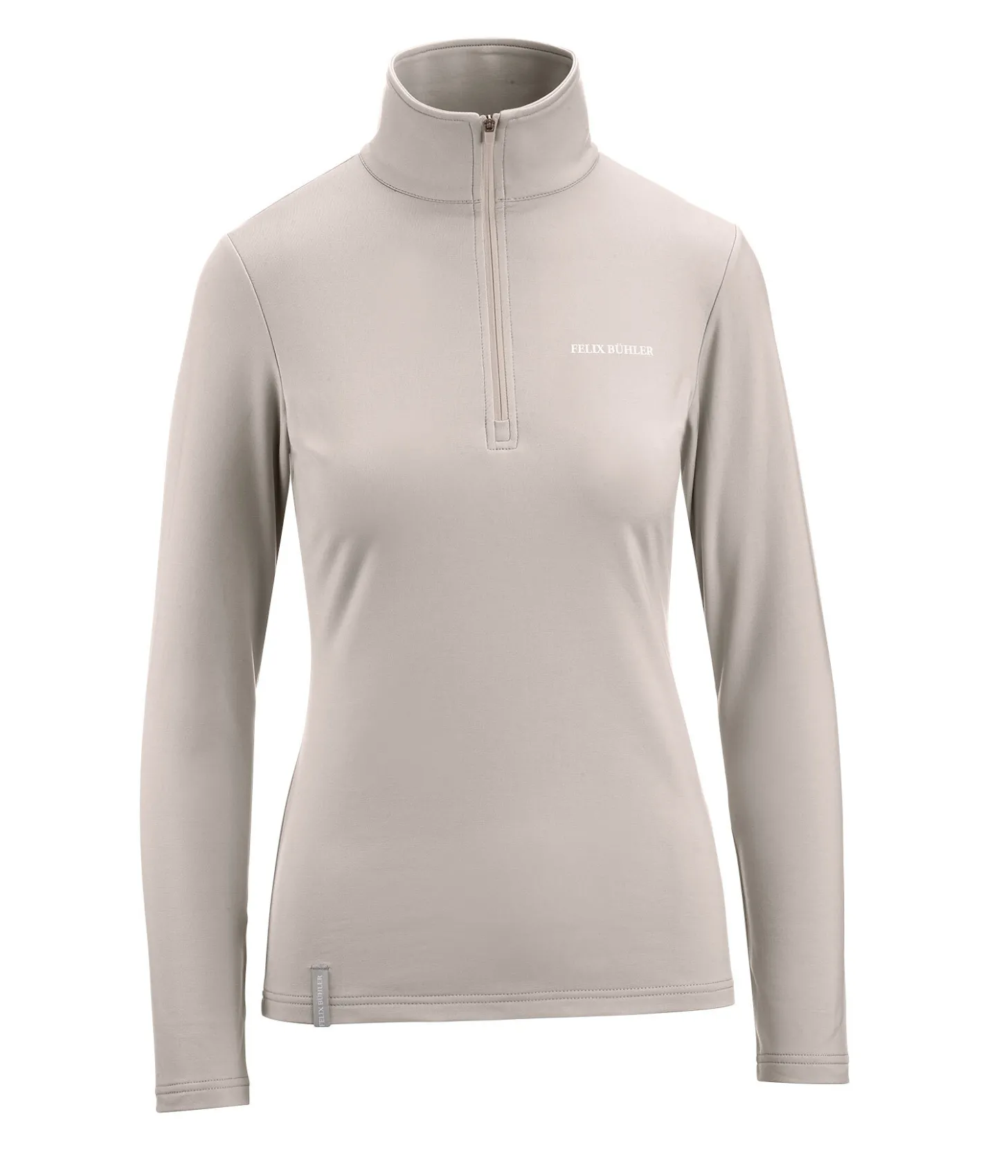 Felix Bühler T-shirt à manches longues stretch Performance Frieda champagne