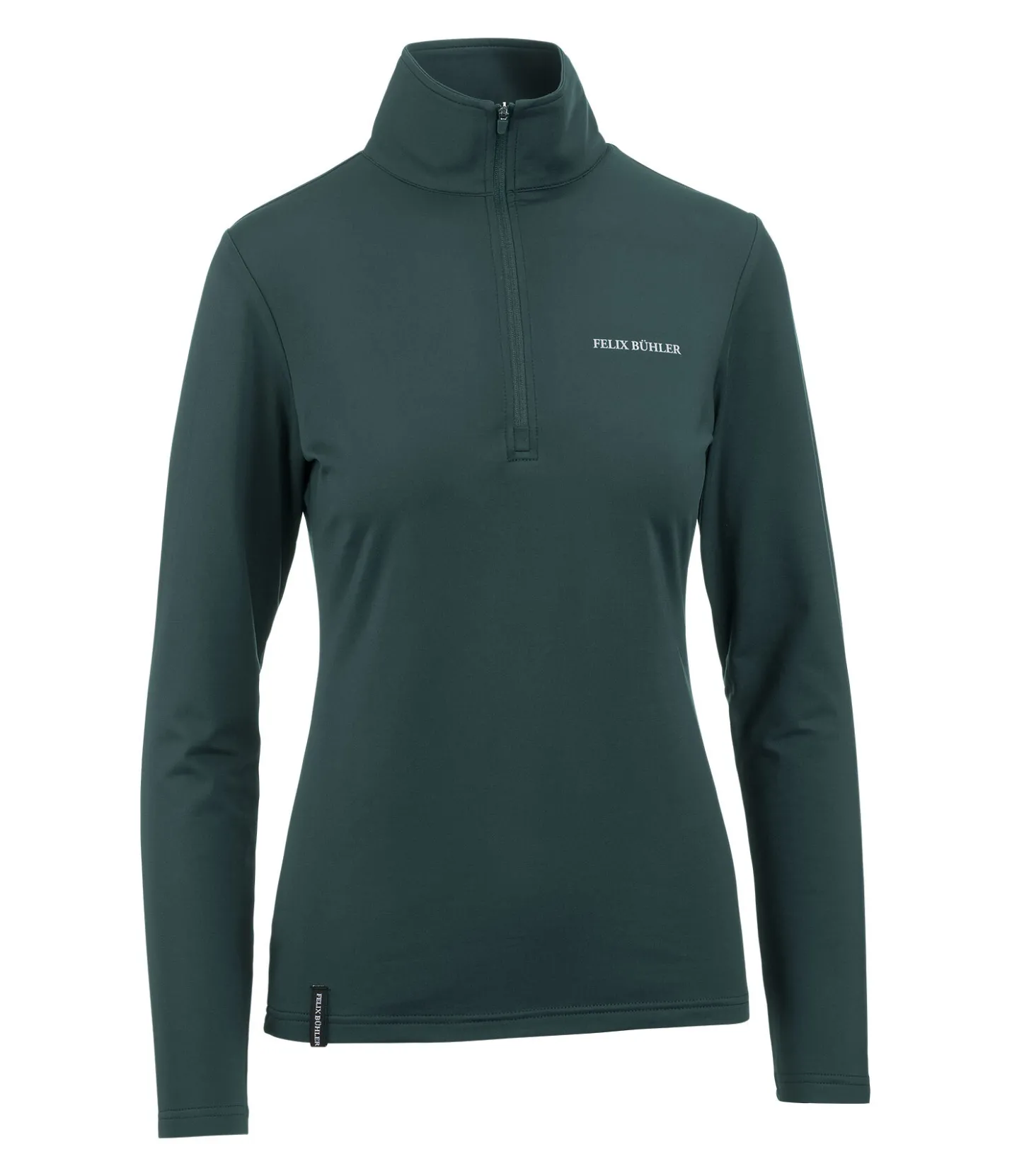 Felix Bühler T-shirt à manches longues stretch Performance Frieda thé vert Sale