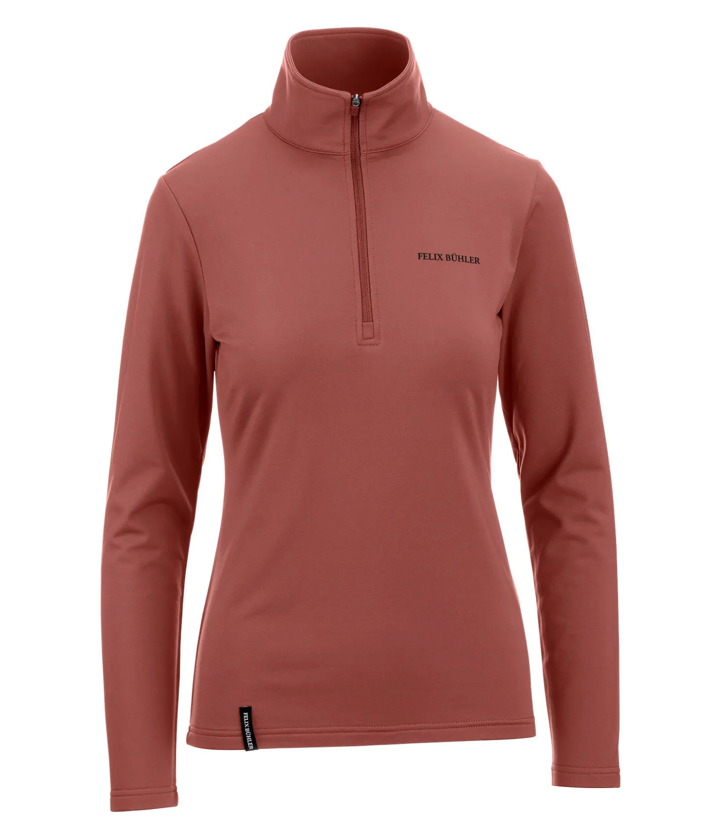 Felix Bühler T-shirt à manches longues stretch Performance Frieda cuivre New