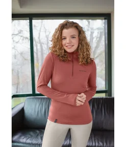Felix Bühler T-shirt à manches longues stretch Performance Frieda cuivre New